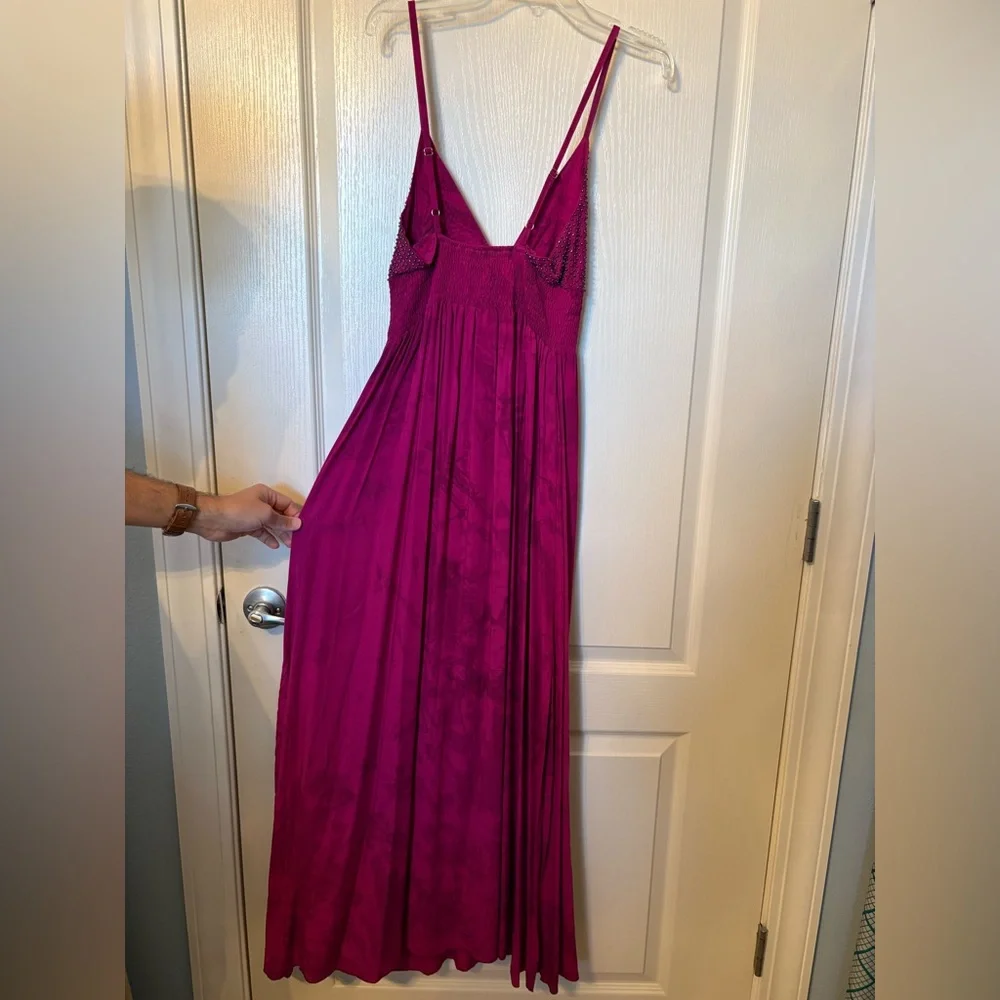 Khush Magenta Maxi Dress - Picture 3 of 7